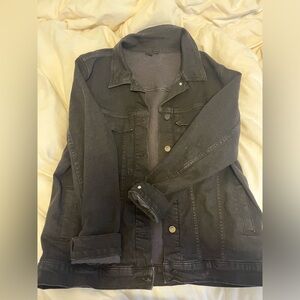 SIMOMS BLACK DENIM JACKET